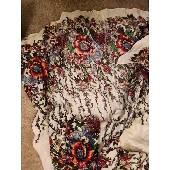 Aravay Womens Wrap Skirt Floral One Size Fits Most - Picture 6 of 6